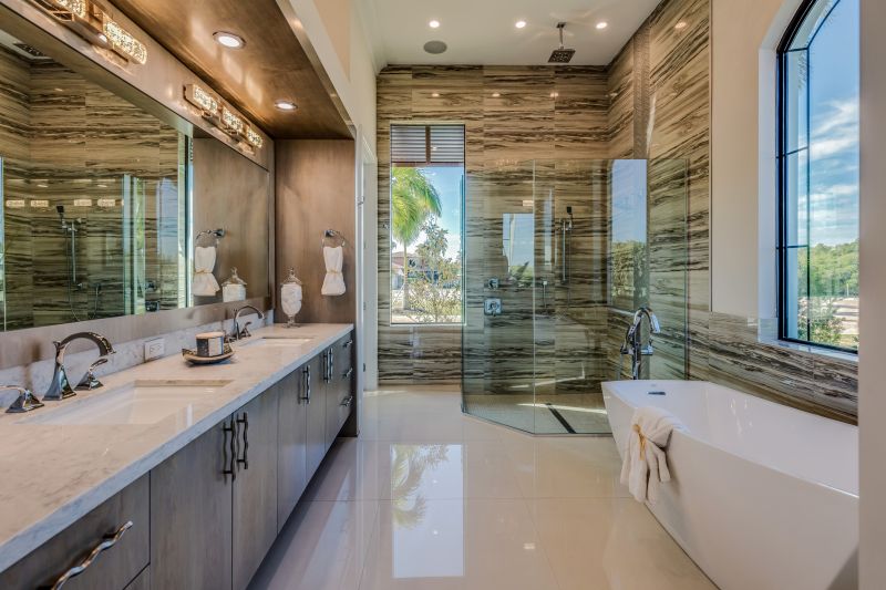 Luxury Master Bathroom Floors